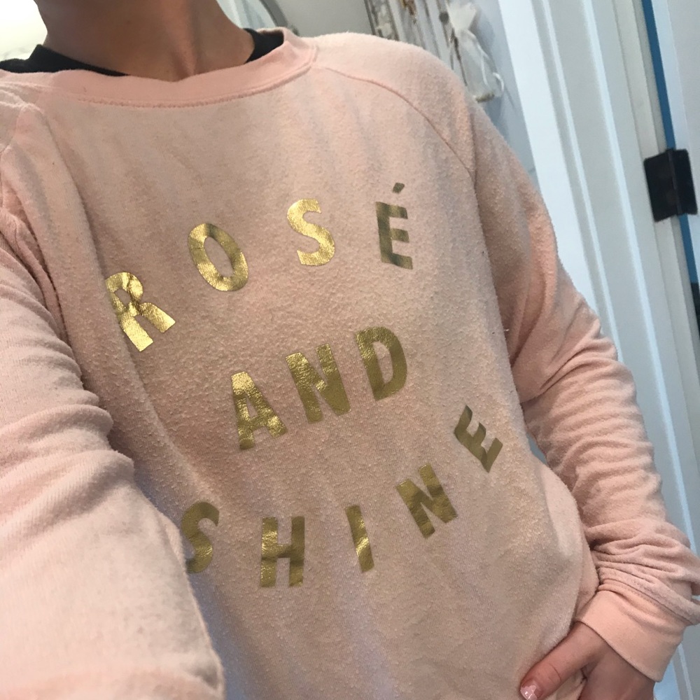 Rosé and Shine WILDFOX hoodie/sweater